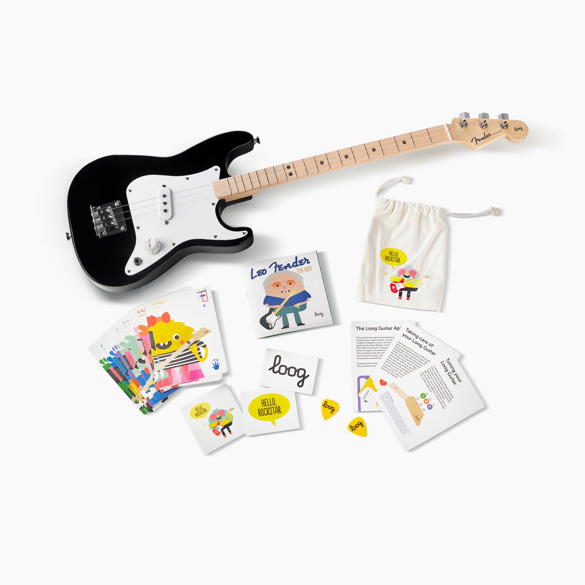 Fender x Loog Stratocaster Electric Guitar – Loog Guitars Canada